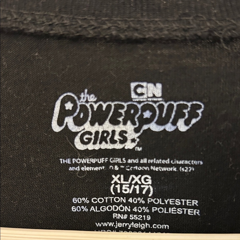 Cartoon Network Powerpuff Girls Black Tee Size XL - Picture 2 of 3